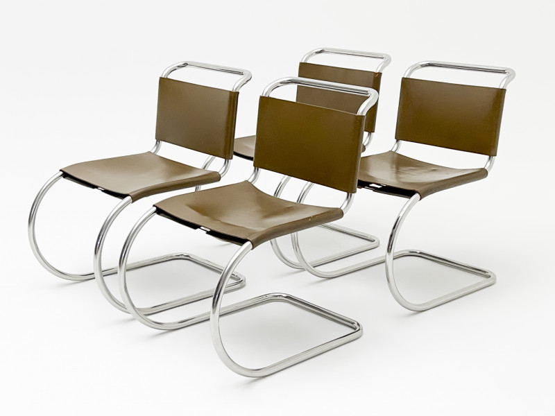 Ludwig Mies van der Rohe for Knoll - MR Chairs, Set of 4