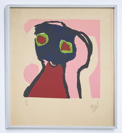 Karel Appel - Untitled (Figure in Red)