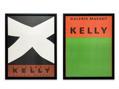 Image for Lot Ellsworth Kelly - 2 Exhibition Posters for Galerie Maeght