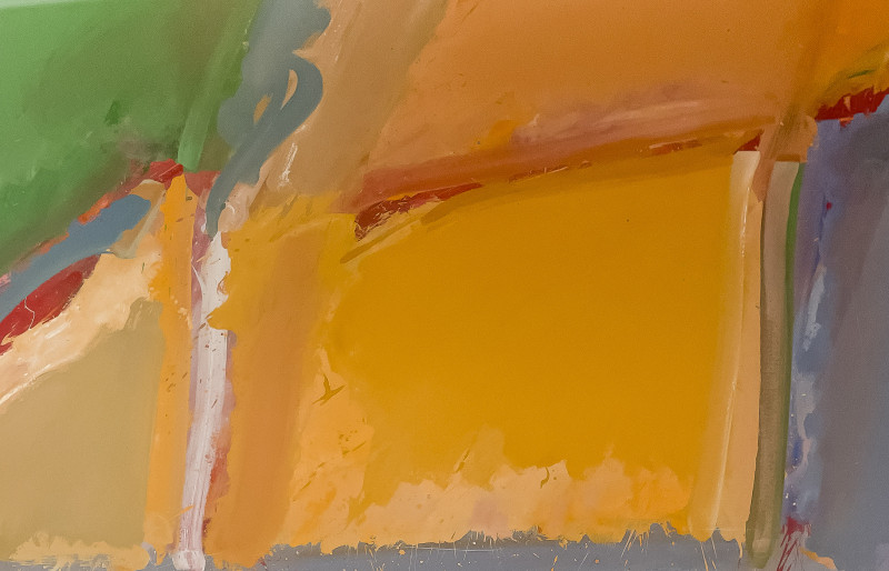 James Byrd - Untitled (Orange and Green Composition)