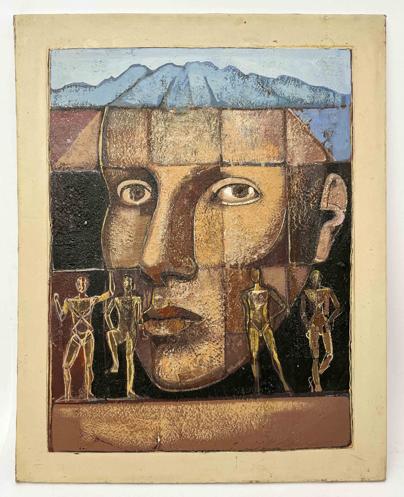 Guillermo Ceniceros - Untitled (Portrait with Figures)