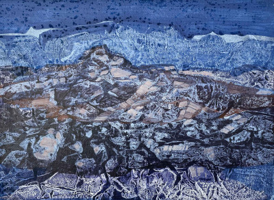 Image for Lot Guillermo Ceniceros - Untitled (Blue Landscape)