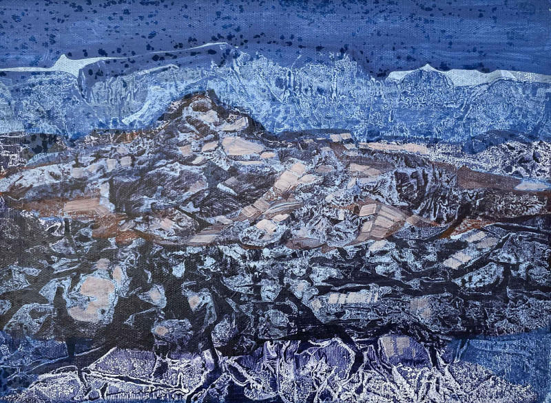 Guillermo Ceniceros - Untitled (Blue Landscape)