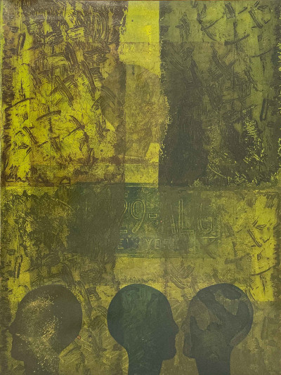 Image for Lot Unknown Artist - Untitled (Green Composition)