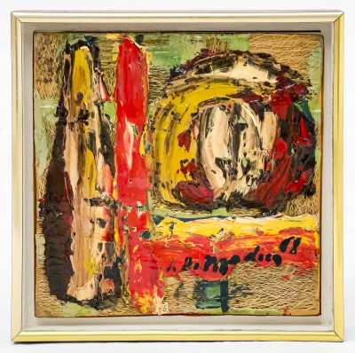 Arturo Di Modica - Untitled (Composition in Red and Yellow)