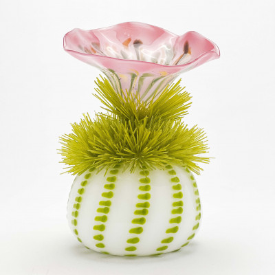 Image for Lot Flo Perkins - Untitled (Cactus with Flower)
