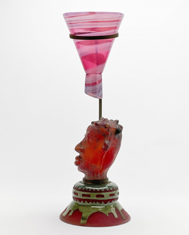 Evan Snyderman - Untitled (Head and Funnel)