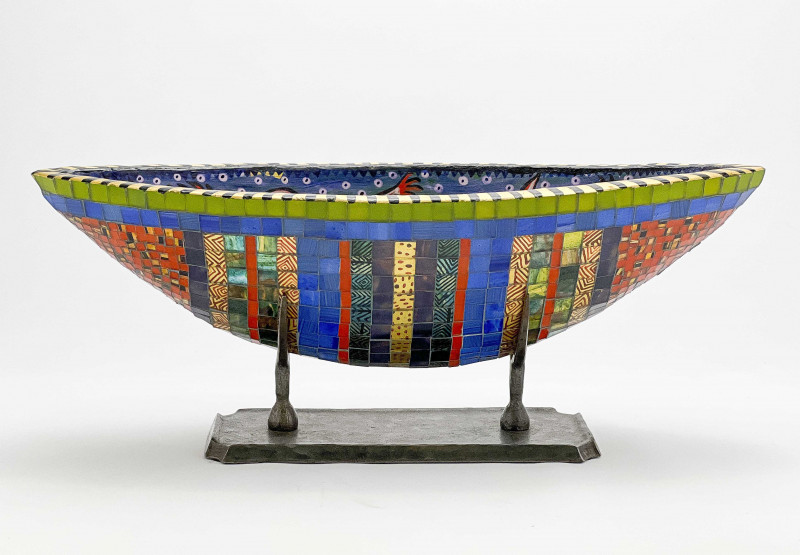 Keke Cribbs - Untitled (Boat with Figural Decoration)