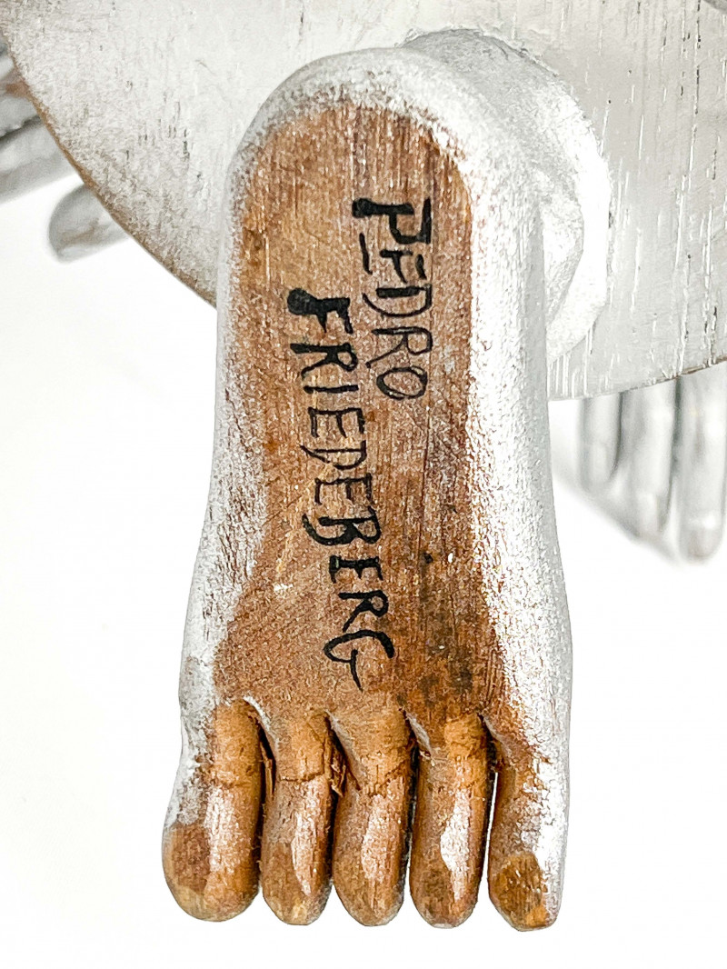 Pedro Friedeberg - Silver Hand Foot Lamp