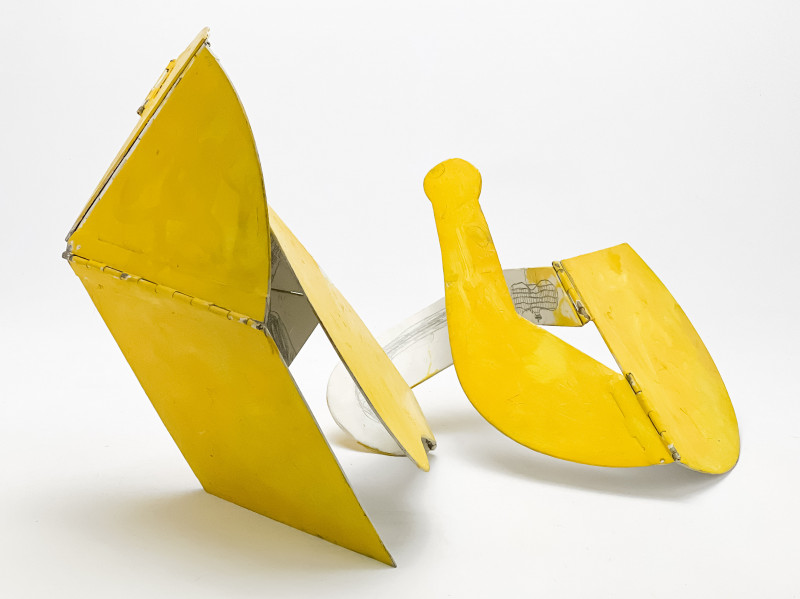 Manuel Marín - Untitled (Form in Yellow)