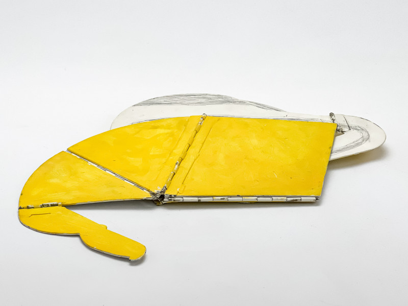 Manuel Marín - Untitled (Form in Yellow)