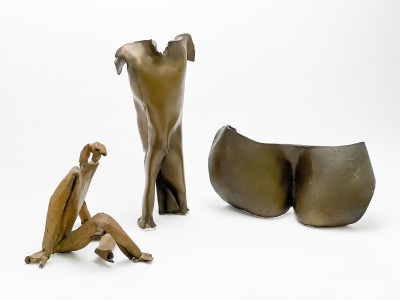 Yves Loyer - Bronze Sculptures, Group of 3