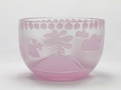 Bertil Vallien - Pink Bowl for Boda