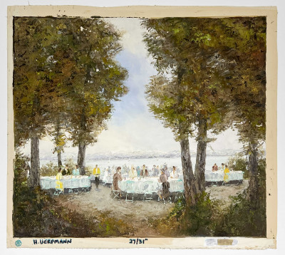 Herbert August Uerpmann - Untitled (Banquet Scene)