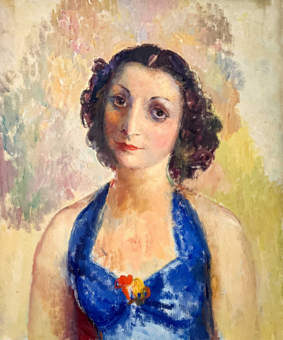 Image for Lot Clara Klinghoffer - Portrait of a Young Woman
