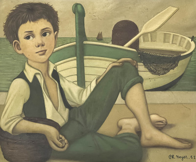 Image for Lot Philippe Henri Noyer - Untitled (Boy at the Dock)