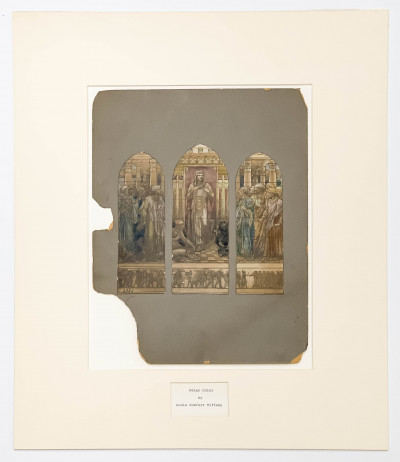 Frederick Wilson for Tiffany Studios - Untitled (Studies for Stained Glass Windows)