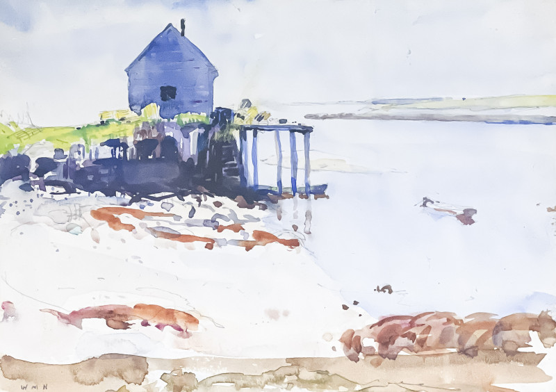 Walter Manly Hardy - Untitled (Coastal Landscape)