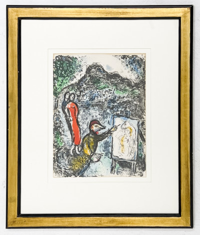 Marc Chagall - Devant Saint-Jeannet (Near St. Jeannet)