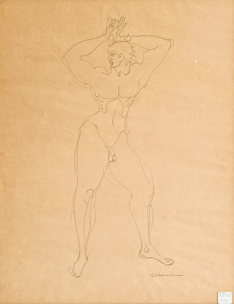 Gaston Lachaise - Male Nude