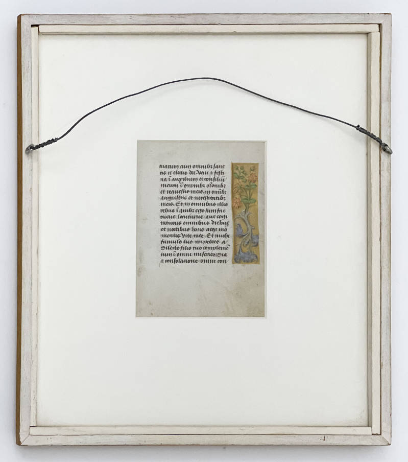 Illuminated Manuscript Leaf from a French Book of Hours