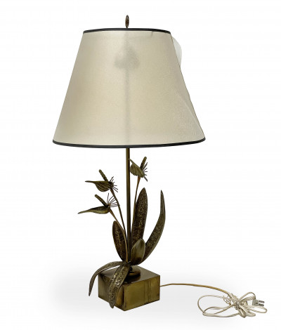 Christian Krekels Bronze Table Lamp