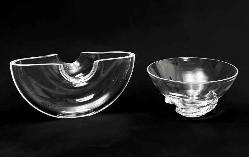 Group of 5 Glass Objects, Including Steuben