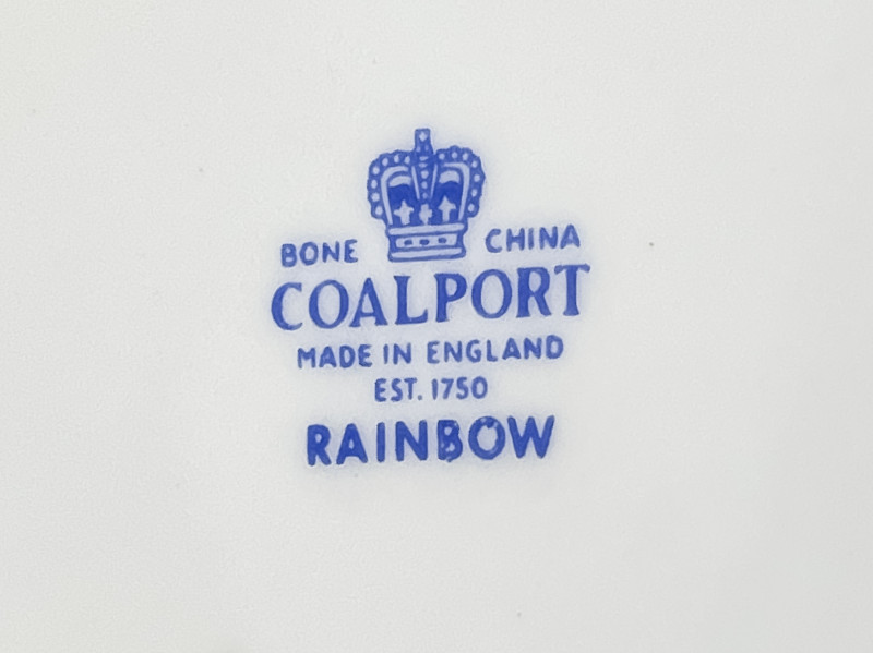 Coalport Rainbow Partial Porcelain Dinner Service