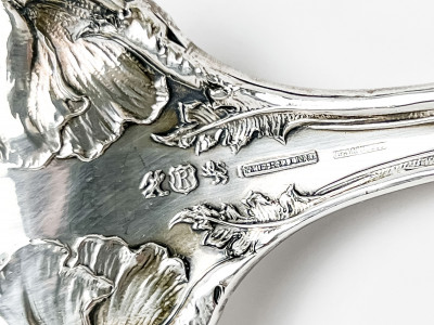 Sterling Silver Serving Fork and Spoon
