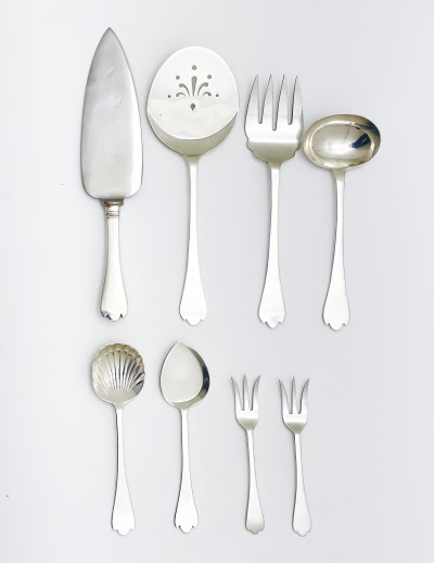 Worcester Co. Sterling Utensils, 8 pieces