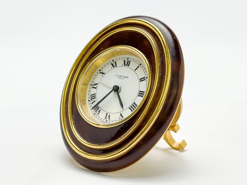 Cartier Boudoir Alarm Clock, Model 7511