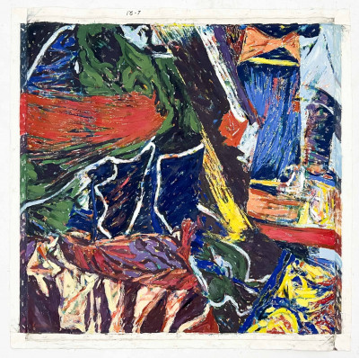Juan Carlos Lasser - Untitled (Multicolored Composition)