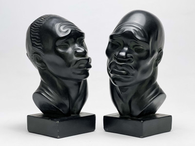 Image for Lot Fred Press Ceramic Busts
