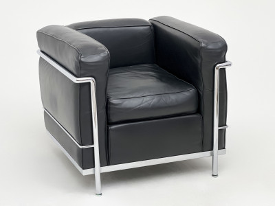 Image for Lot Le Corbusier for Cassina LC2 Petite Modele Chair