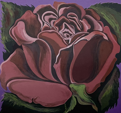 Lowell Nesbitt - Red Rose, Set of 5