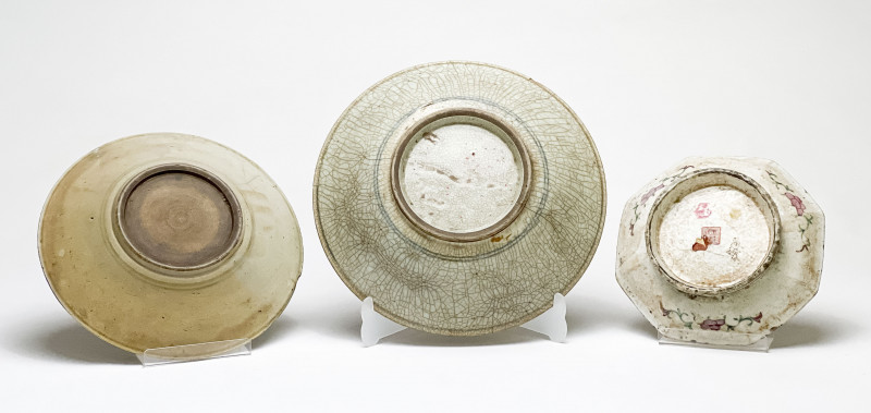 Three Chinese Ceramic Dishes