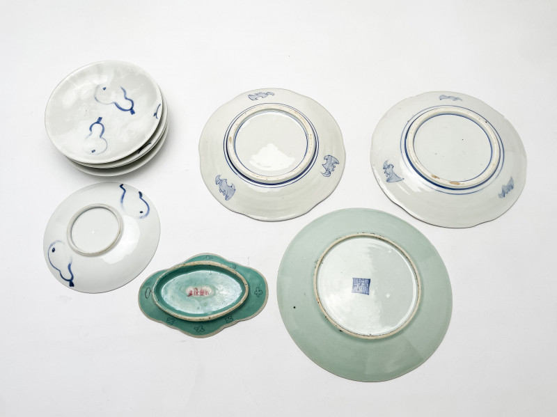 Chinese and Japanese Plates, Group of 9