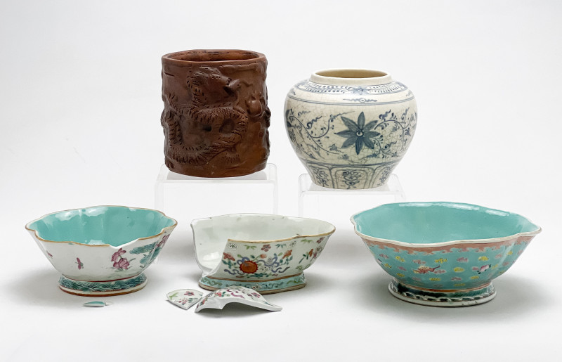 Asian Ceramics, Group of 5