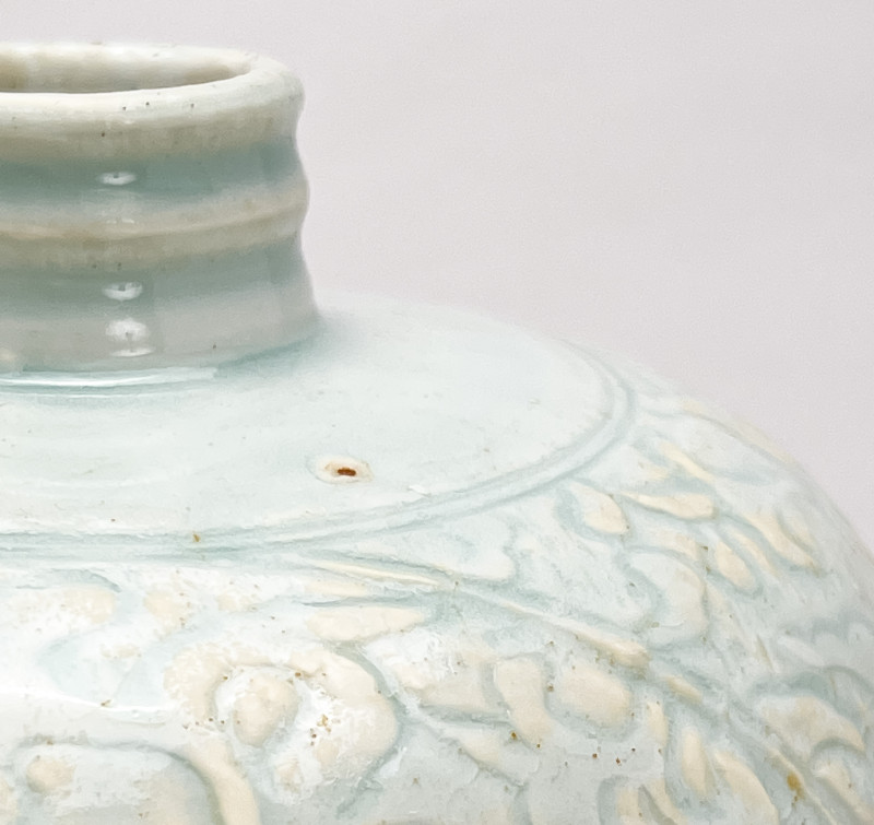 Chinese Meiping Form Incised Ceramic Vase