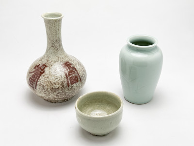 Image for Lot Group of Asian Ceramic Vessels