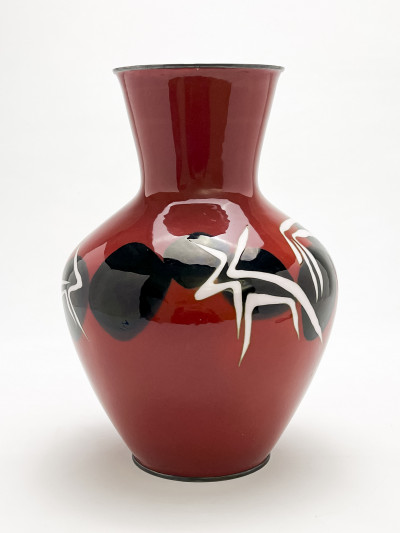 Ando Japanese Cloisonne Vase, Studio of Ando Jubei