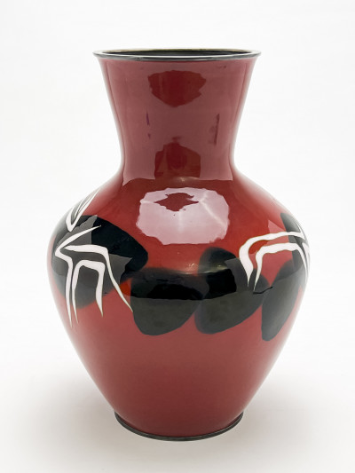 Image for Lot Ando Japanese Cloisonne Vase, Studio of Ando Jubei
