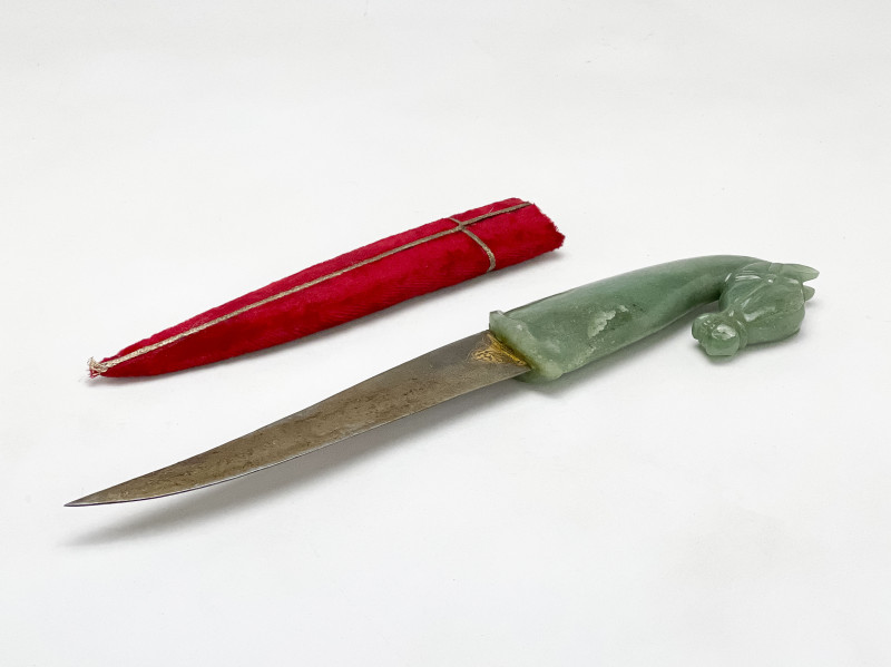 Mogul Dagger with Carved Jade Handle