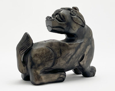 Chinese Carved Hardstone Lion