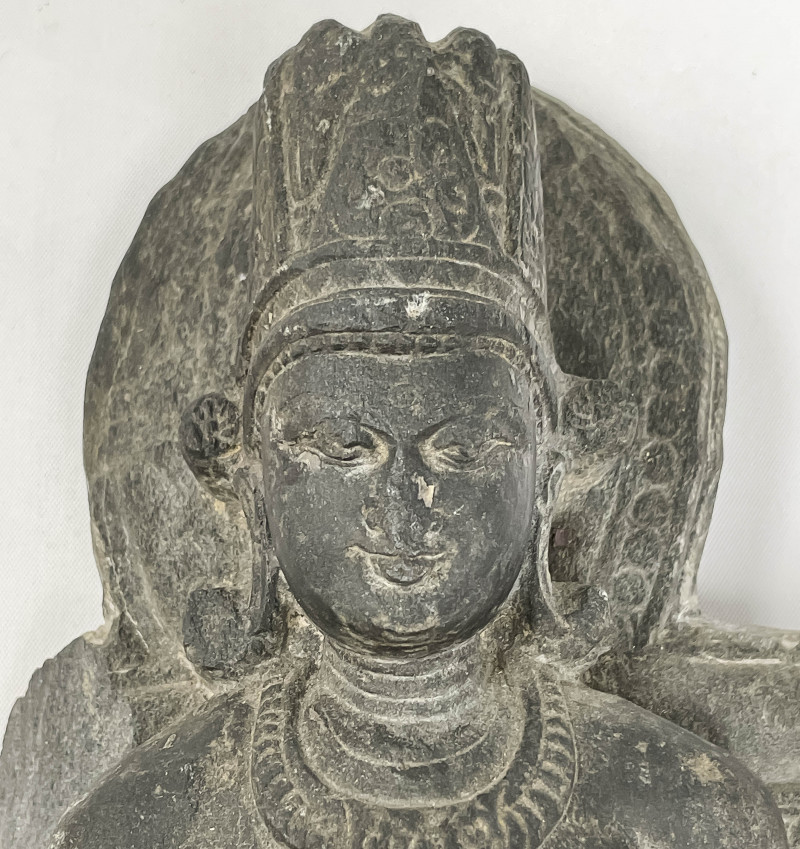 Indian Carved Stone Figure of a Deity