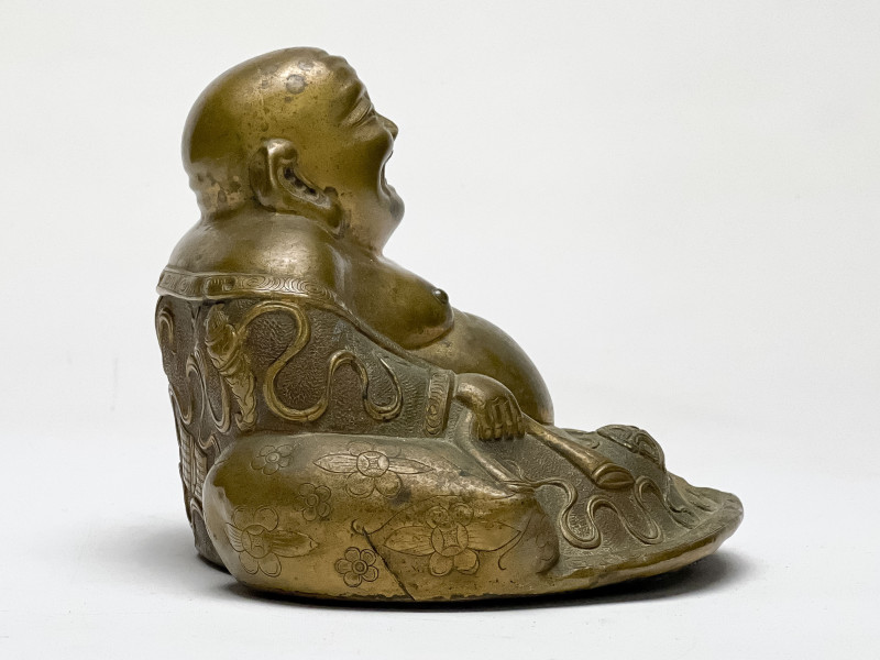 Chinese Gilt Bronze Figure of Budai