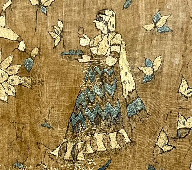 Indian Figurative Embroidered Textile
