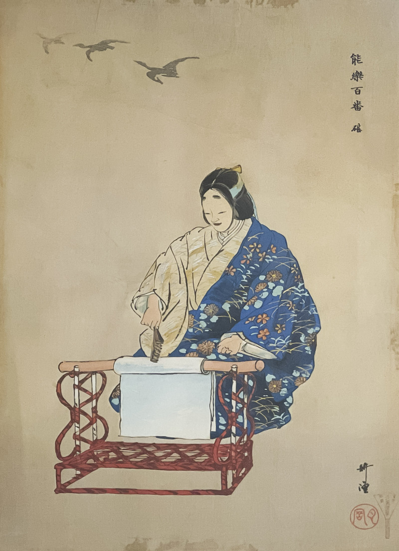 Kōgyo Tsukioka - 5 Japanese Prints