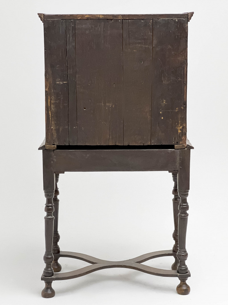 William and Mary Style Diminutive Cabinet-on-Stand