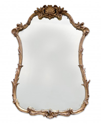 Image for Lot Rococo Style Gilt Mirror